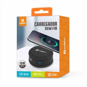 (SX-WX2) - Carregador Sem Fio - [Caixa com 100 peças]