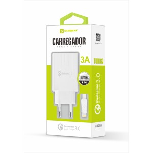 (SX-QC1-I6) - Carregador De Parede + Cabo Lightning - [Caixa com 200 peças]